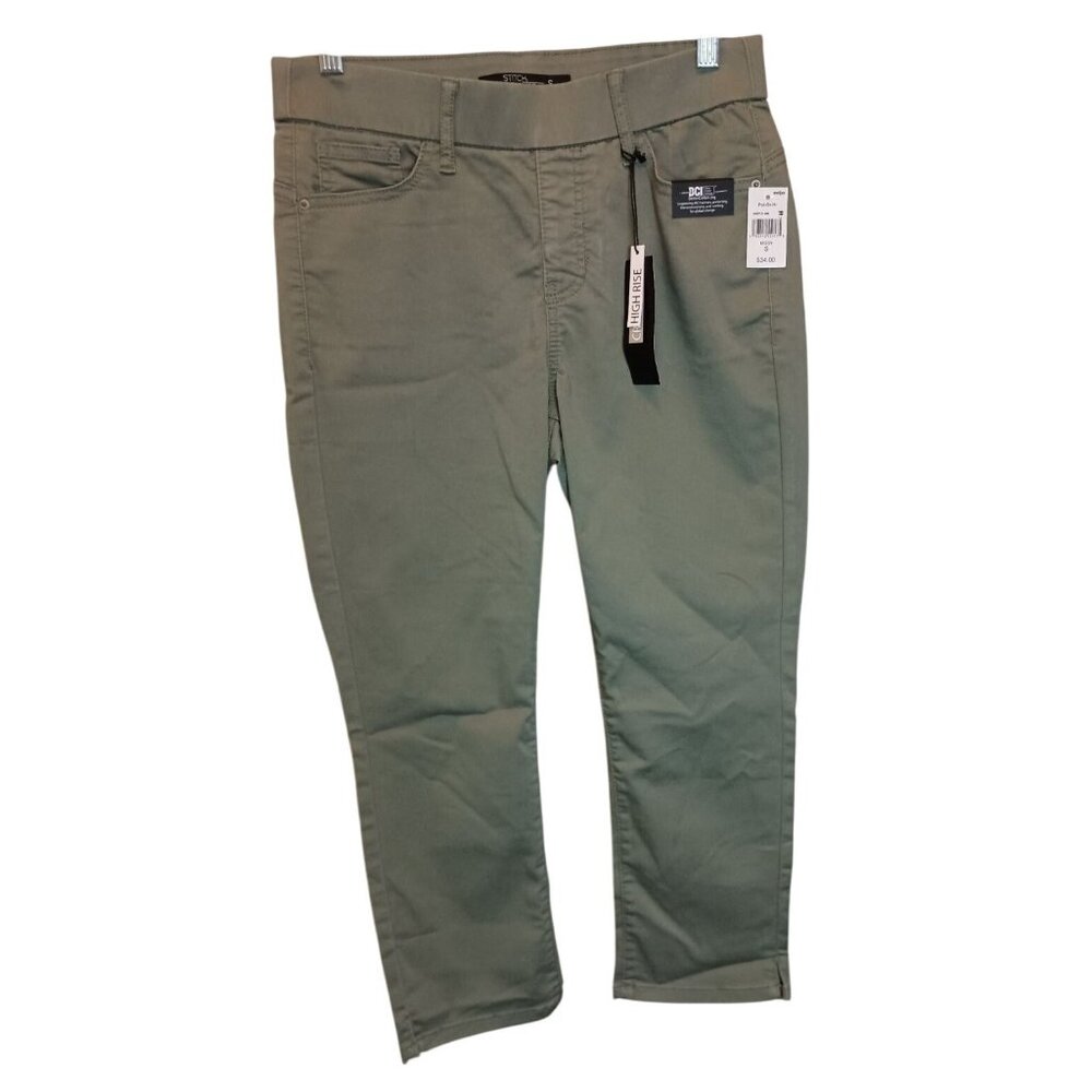 Stitch Star High Rise Green Jeans Women's Sz. S